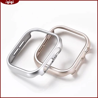 เคสขอบ PVC ครึ่งหุ้มสำหรับ Apple Watch 46mm 49mm 45mm 44mm 42mm 41mm 40mm Series 4-11 SE Ultra – เคสขอบบางเฉียบ ป้องกันรอยขีดข่วน