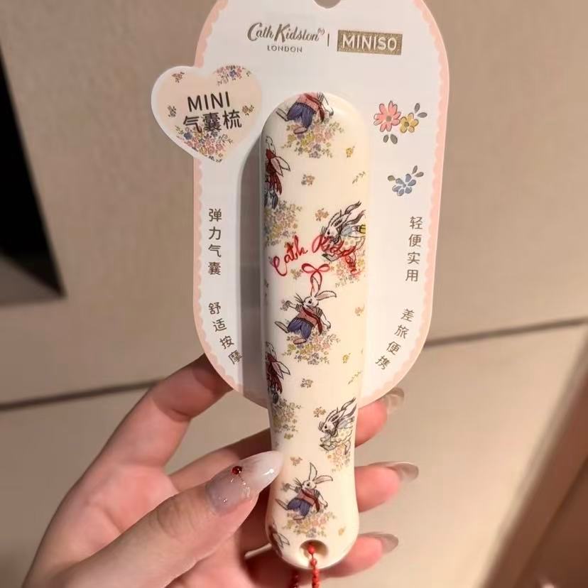 Mini miniso Cath Kidston Garden Workshop Series หวีถุงลมนิรภัยขนาดเล็ก