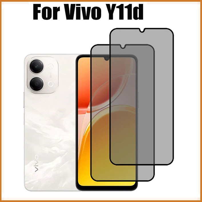 กระจกนิรภัยความเป็นส่วนตัว 1-2 ชิ้นสําหรับ Vivo Y11d ป้องกันหน้าจอสําหรับ Vivo Y21d Y29t Y39 Y29s Y2