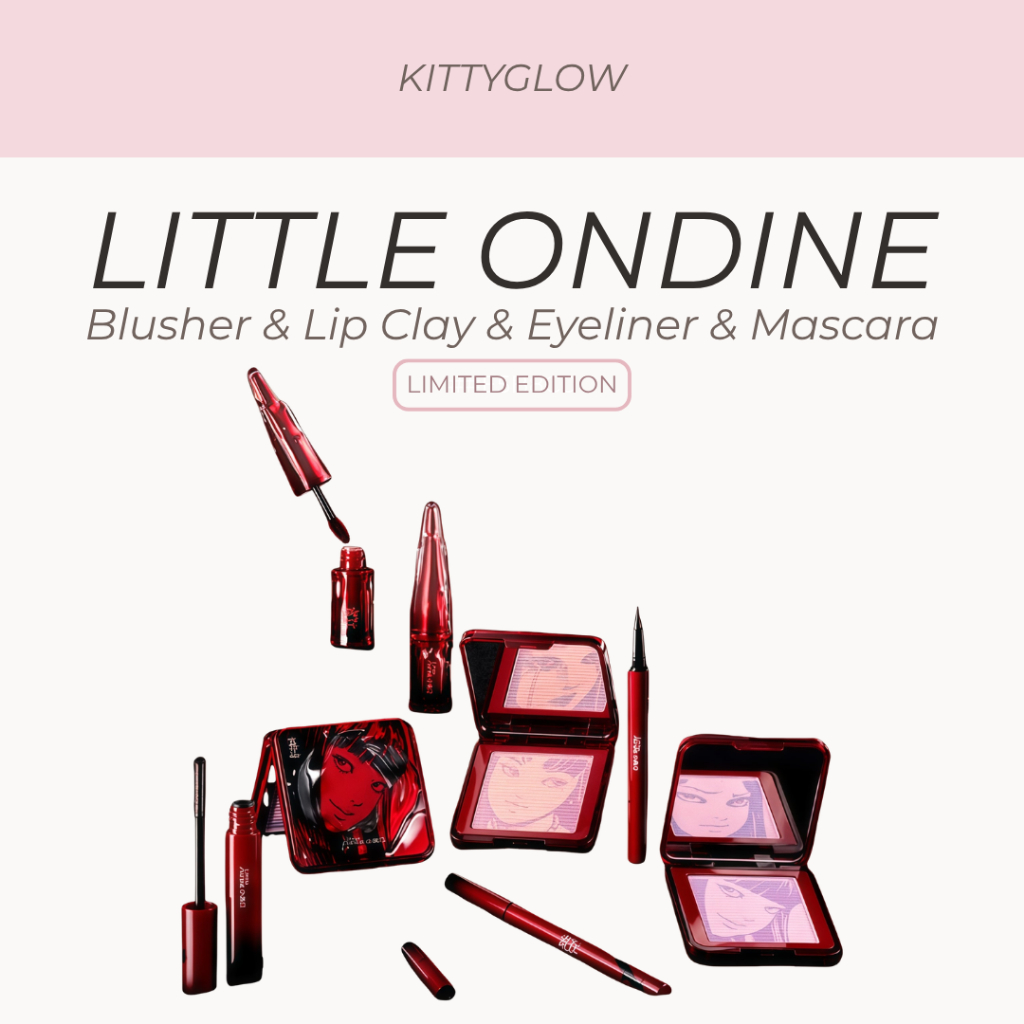 LITTLE ONDINE x Junji ITO Maniac Collection Blusher & Lip Clay & Eyeliner & Mascara