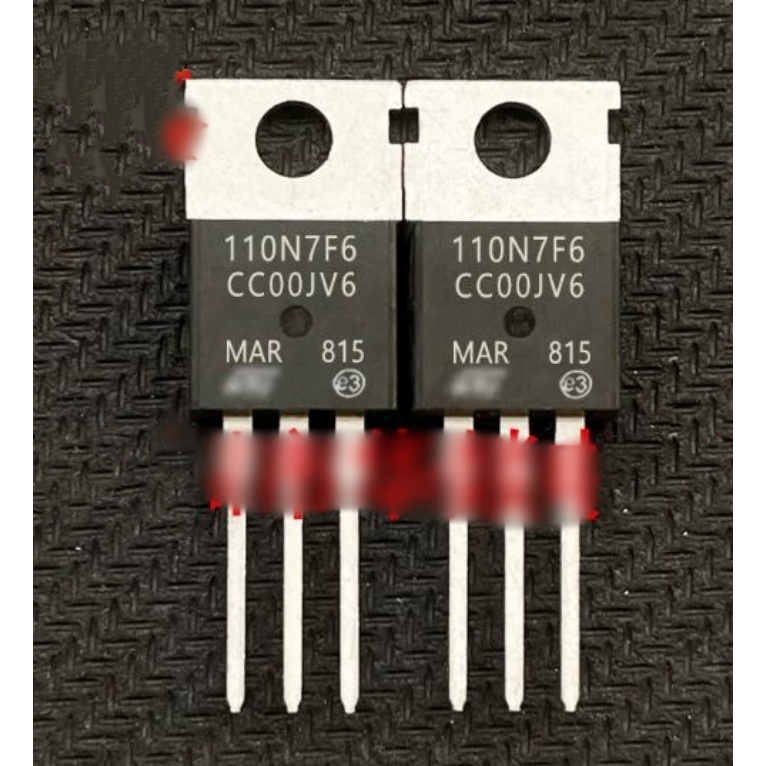 10 ชิ้นเดิม 110N7F6 STP110N7F6 TO-220 68V 110A ทรานซิสเตอร์