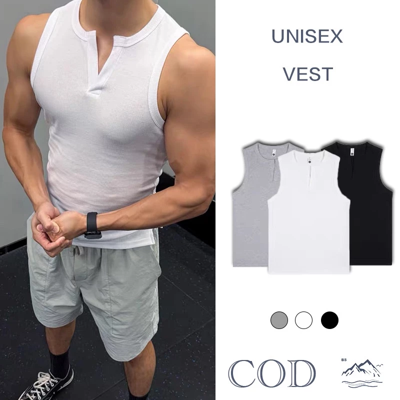 BS |vest ชายเสื้อกั๊กแขนกุดแห้งเร็วสามารถแสดงกล้ามเนื้อ