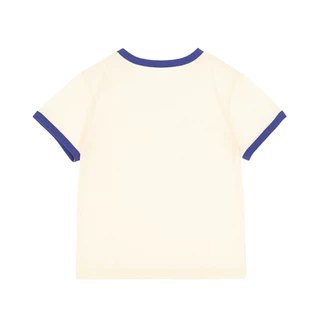 [คลังสินค้าพร้อม] เสื้อยืดเด็กชายหญิงสีตัดกัน|ฤดูร้อนแขนสั้นพิมพ์ลายกระต่ายน่ารักแบบใหม่ฤดูร้อน|ผิวเด็กเป็นมิตรกับผิวระบายอากาศได้