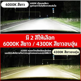 TUFFOO 1 คู่ D1S D2S D2R D3S D4S D4R D8S LED ไฟหน้าหลอดไฟ Canbus 6000K สีขาว 4300K สีขาวอุ่น/สีขาวเหลือง
