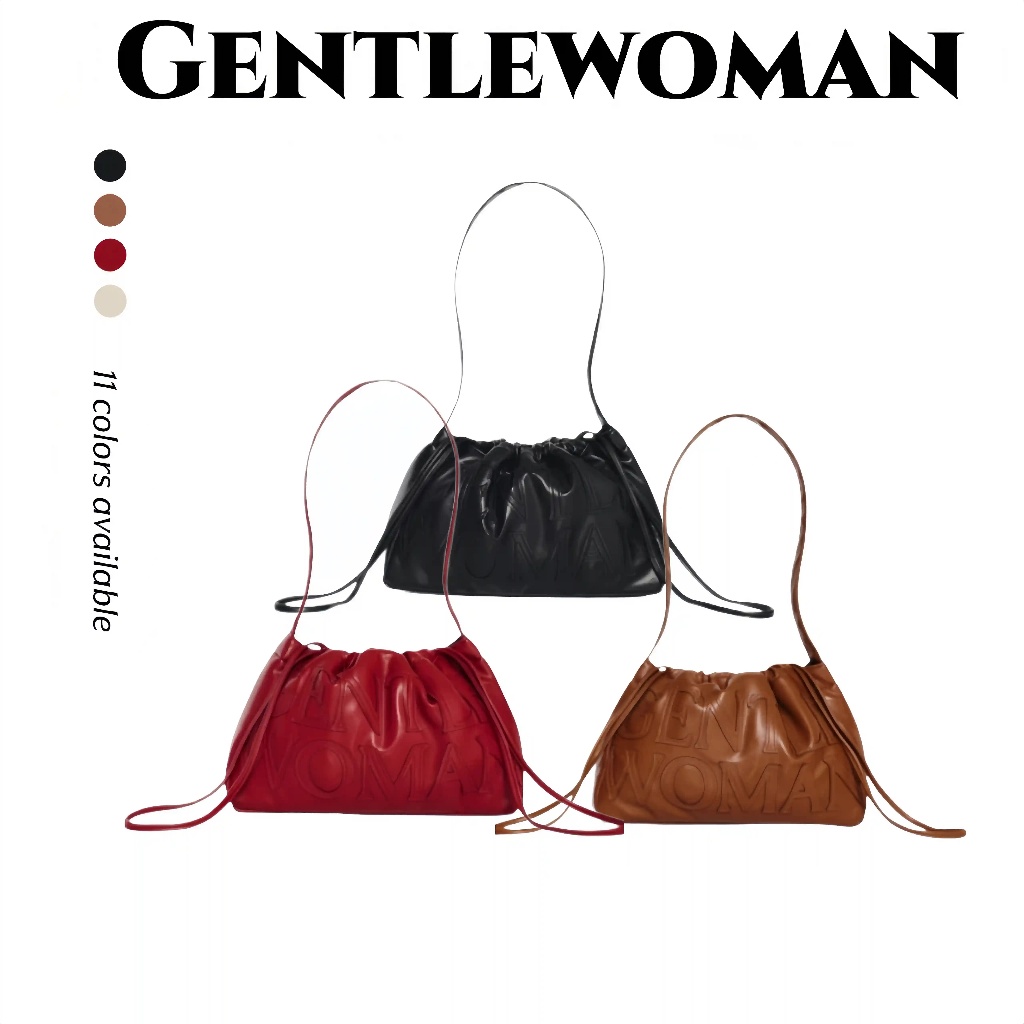 พร้อมส่ง Gentlewoman Soléa Bag / Dumpling Bag สี Terracotta | กระเป๋าเกี๊ยว drawstring ดีไซน์น่ารัก