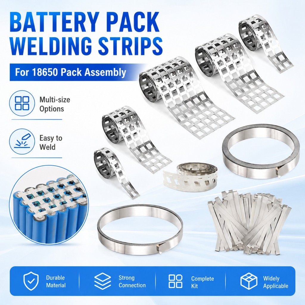 Nickel Strip For Li 18650 Battery Spot Welding Machine  Equipment Nickel Belt For Battery Packs 1-10meter 1P-4P