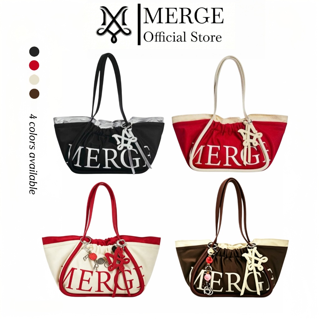 Merge A Day Bag Nylon Medium | กระเป๋านีลอนถือ-สะพาย ของแท้100% พร้อมส่ง