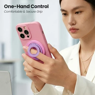 สติ๊กเกอร์ฟรี BlueWow Dopamine Contrast Magnetic Folding Stand Universal Phone And Tablet Stand Double Sided Magnetic Attraction พร้อมขาตั้ง Tri-Fold แบบพกพา