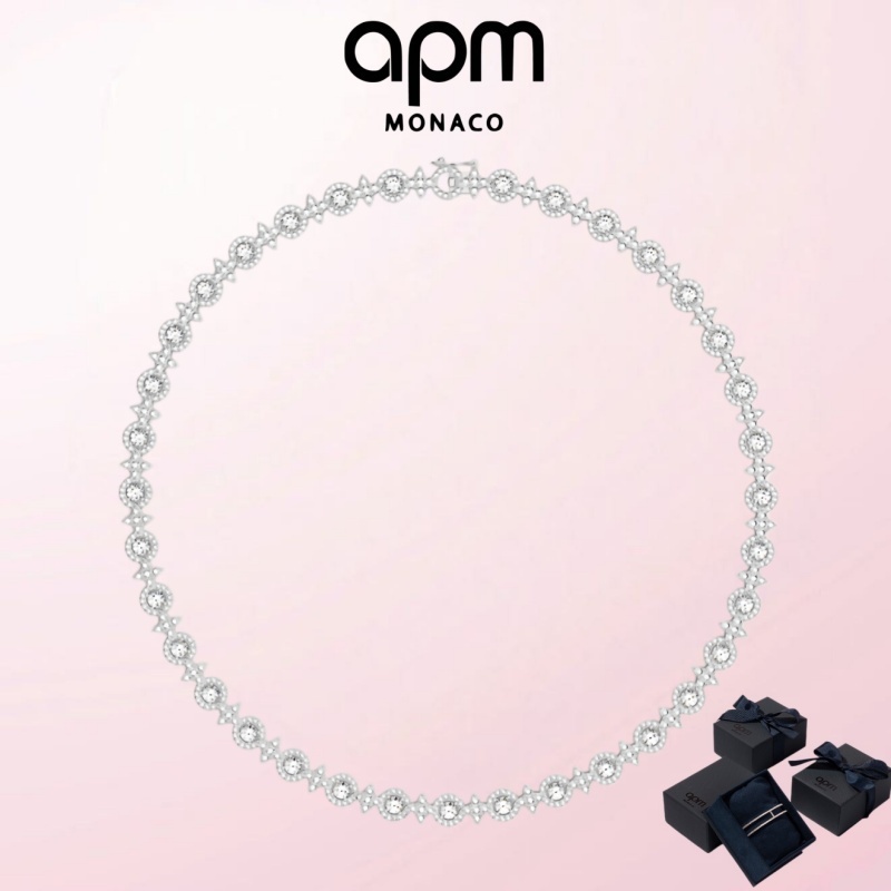 เครื่องประดับ APM ขายดี (พร้อมกล่อง) สร้อยคอ Meteorite วันหยุดหรูหราคุณภาพสูง