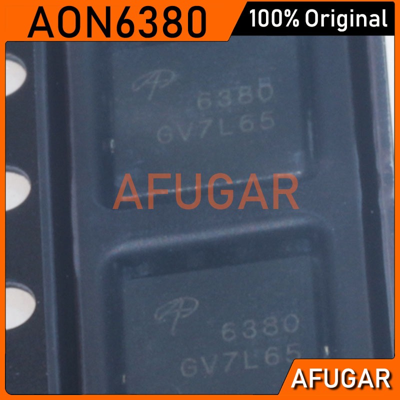 20PCS AON6380 Original 6380 DFN DFN5*6 SMD N-channel 30V/24A MOSFET ทรานซิสเตอร์ใหม่