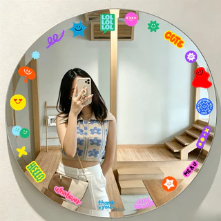 กระจกสติกเกอร์ตกแต่งที่มีสีสันรูปแบบการ์ตูนออกแบบสติกเกอร์หน้าต่างพีวีซีสติกเกอร์กระจกสูญญากาศไฟฟ้าสถิตทิ้งไม่มีเครื่องหมาย