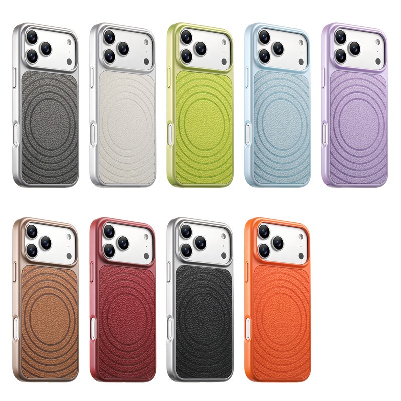 IPhone 17 Pro max เคสโทรศัพท์วัสดุ PU ลาย Ripples