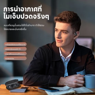 OSCROP TWS-S301 ชุดหูฟังบลูทูธไร้สายหน้าจอสัมผัส Bluetooth 5.4 ไมโครโฟนในตัว จับคู่เร็วหูฟัง เสียงดี【 1 ปี】