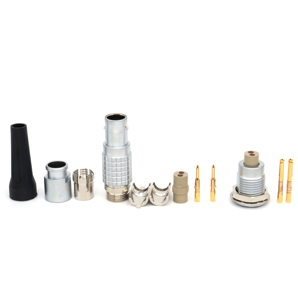 FGG/EGG 0B 1B 2 ~ 7Pin โลหะวงกลม Connector ไม่มีการเชื่อม, Crimping ปลั๊กซ็อกเก็ต, เครื่องมือกล้องสา
