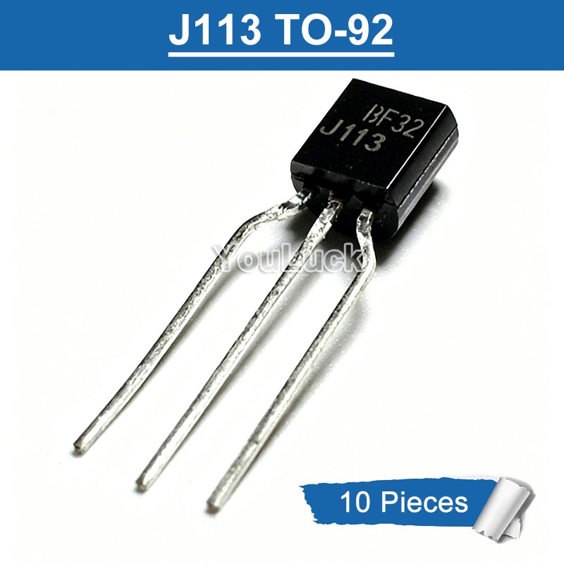 10 ชิ้น Original J113 2SJ113 TO-92 N-Channel JFET สวิทช์ทรานซิสเตอร์ใหม่