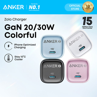 【Hot】ANKER Zolo PD 20/30W Charger GaN Fast Charger Ice-Cooled Fast Charging Slim Compact Wall Charger A2698/A2699