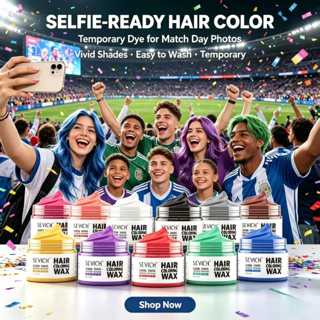 Sevich แว็กซ์ย้อมผมชั่วคราว สีเทาและสีขาว 120 กรัม