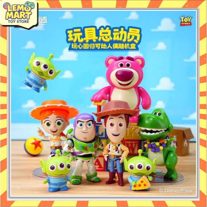 ของแท้ Toy Story Assembly Figure Series กล่องตาบอด YuanYe เครื่องประดับของขวัญรูป