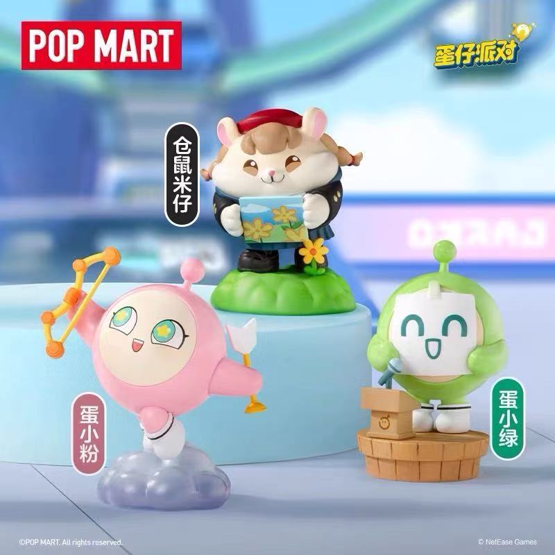 [พร้อมส่ง] POPMART Eggy Party Colorful Playland Classic Series กล่องสุ่ม Blind Box Figure ของสะสม