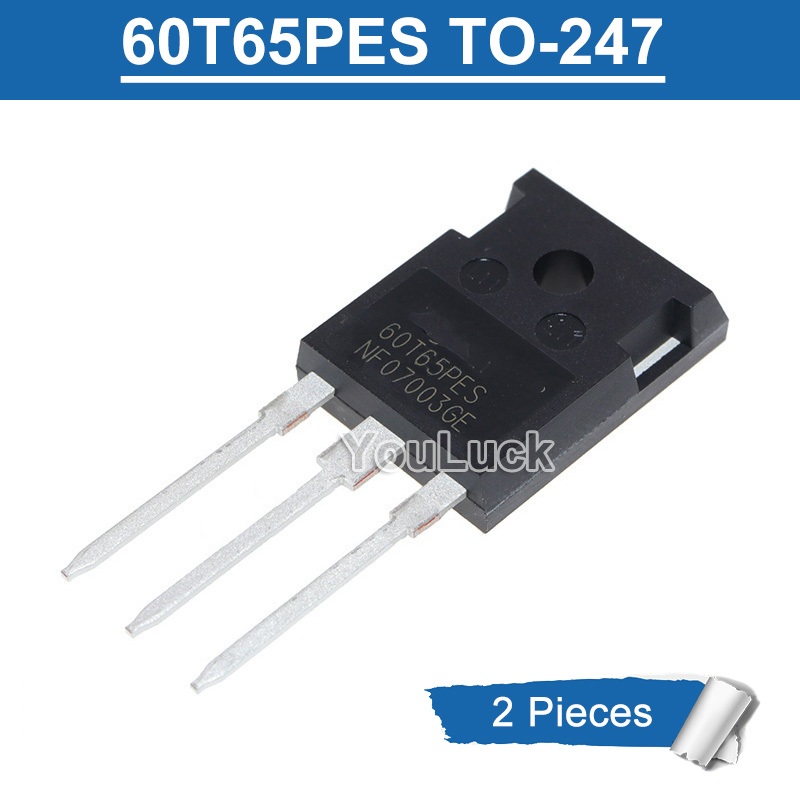 2 ชิ้นเดิม 60T65PES MBQ60T65PES TO-247 60A/650V IGBT ทรานซิสเตอร์ใหม่
