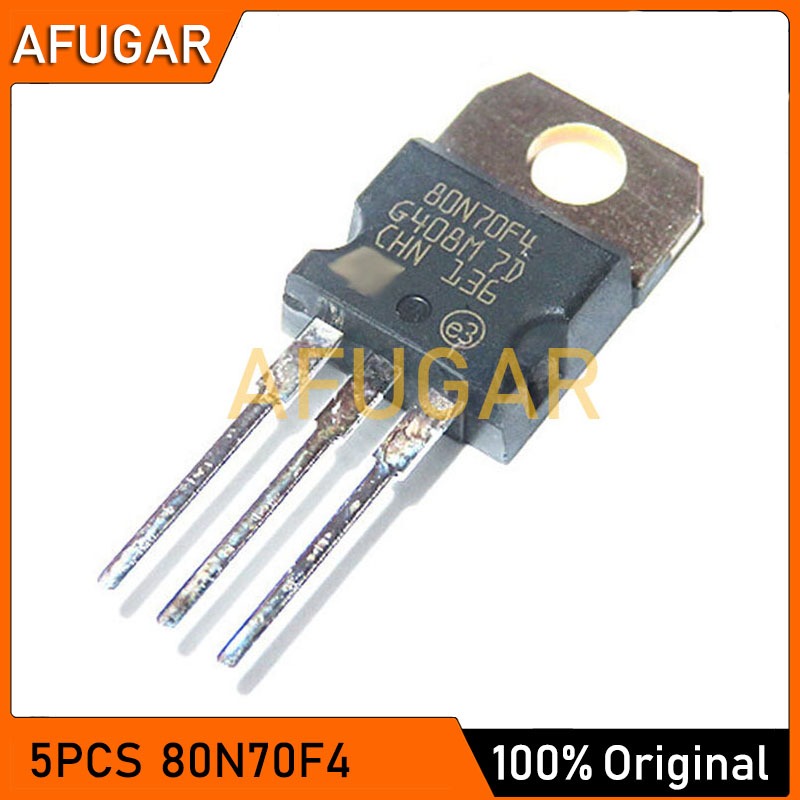 10PCS Original 80N70F4 TO-220 STP80N70F4 STP80N70 TO-220 N-channel 68V/85A Power MOSFET ทรานซิสเตอร์