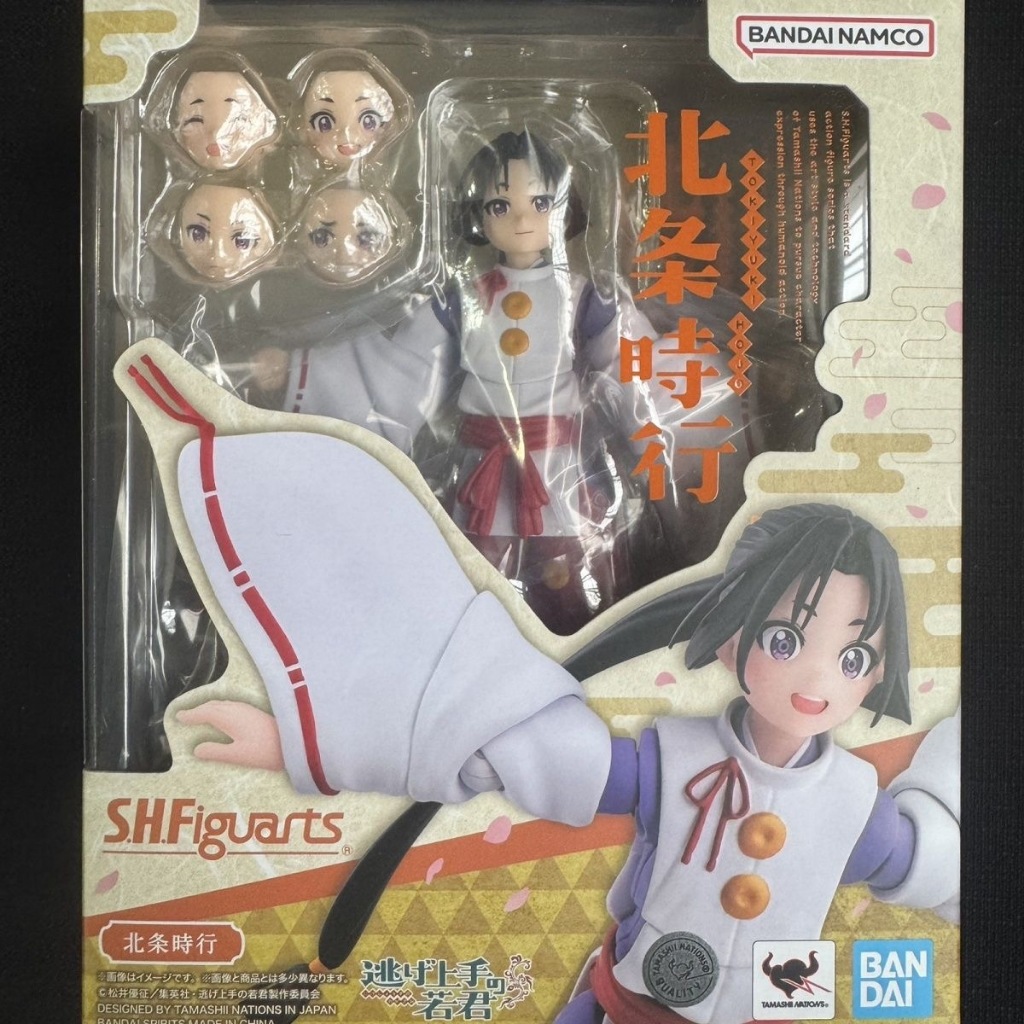 BANDAI SHF Tokiyuki Hojo Nigejouzu no Wakagimi Movable Joint อะนิเมะสะสม Action Figure