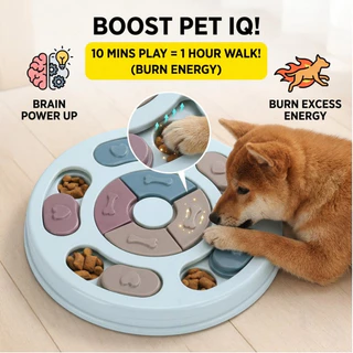 [PawTech Lab] ของเล่นสุนัข ฝึกไอคิว | ชามอาหารแมว ชามกินช้า | ของเล่นฝึกสมอง ของเล่นดมกลิ่น | แก้เบื่อหมา | สำหรับสุนัขพันธุ์เล็ก-กลางและแมว