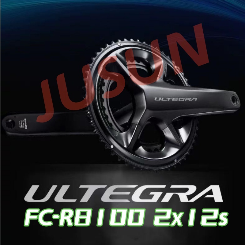Shimano Ultegra FC-R8100 2X12 ความเร็ว 50-34T 170 มม.จักรยาน Crankset Hollowtech II R7100