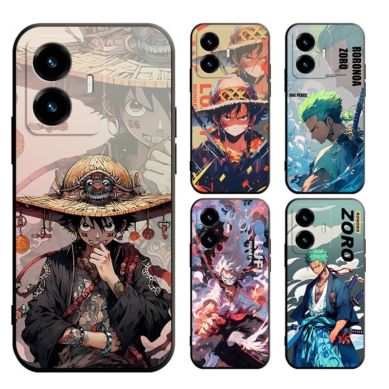 สําหรับVIVO V60 Lite V60 V50 LITE V50 PRO 5G V4O V40 Pro V40 Lite 4G 5G One Piece Zoro Luffyปลอกนุ่ม