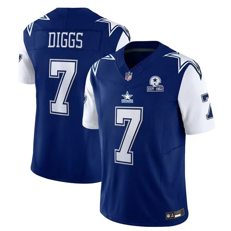 NFL Jersey เสื้อรักบี้ Dallas Cowboys Dallas Cowboys 7 #Diggs