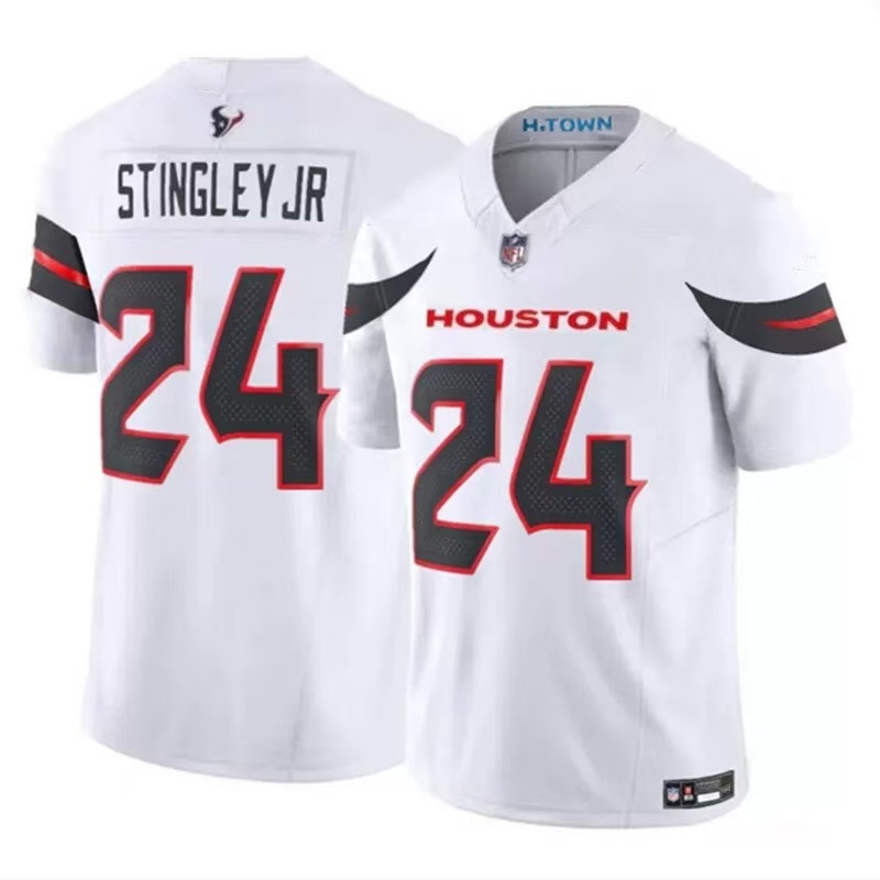เสื้อรักบี้ NFL Jersey Houston Texans Houston Texans 24 #Stingley จูเนียร์