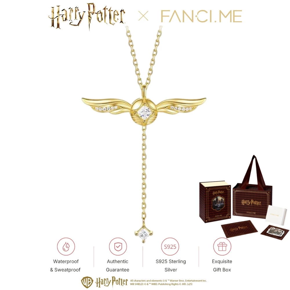 ⚡️Thailand Stock⚡️FANCIME Harry Potter Golden Snitch Sterling Silver Necklace Gift for Women/Potterhead_Global Authentic Collaboration