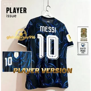 ผู้เล่นฉบับที่อาร์เจนตินาทีมเยือนเสื้อฤดูกาล 26/27 S-2XL #10 มิสซี่