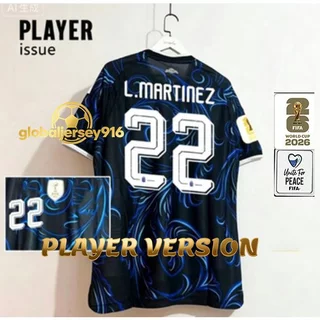ผู้เล่นฉบับที่อาร์เจนตินาทีมเยือนเสื้อฤดูกาล 26/27 S-2XL #10 มิสซี่