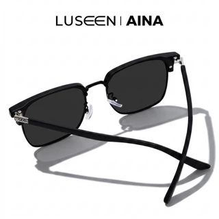 LUSEEN แว่นกันแดดโพลาไรซ์ ป้องกันรังสี UV400 กรอบทรงสี่เหลี่ยม สำหรับผู้ชายและผู้หญิง AG21062