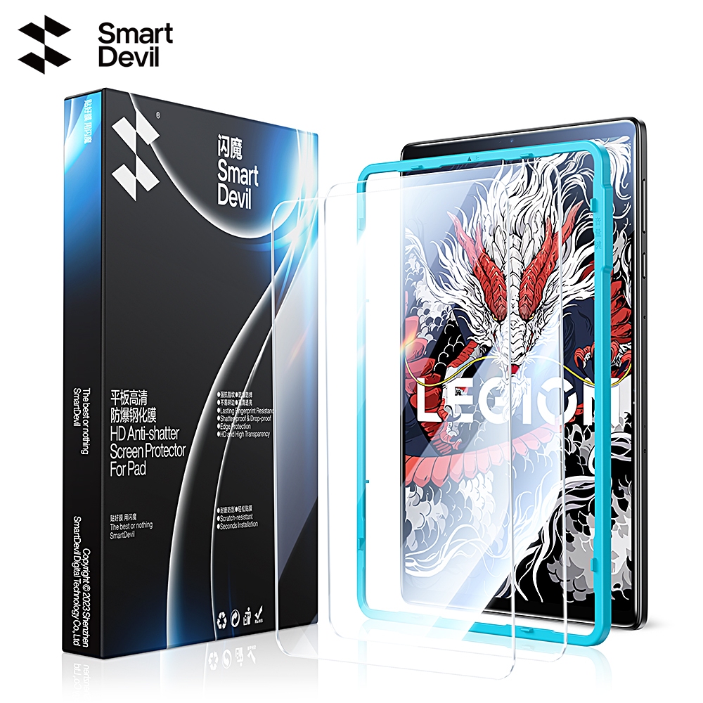 SmartDevil กระจกนิรภัยสําหรับ Lenovo Xiaoxin Pad/Saver Y900 นิ้ว 10.6/ Lenovo Saver Y700 8.8 นิ้ว 2026/2024 14.5 HD 2023 แท็บเล็ตฟิล์ม