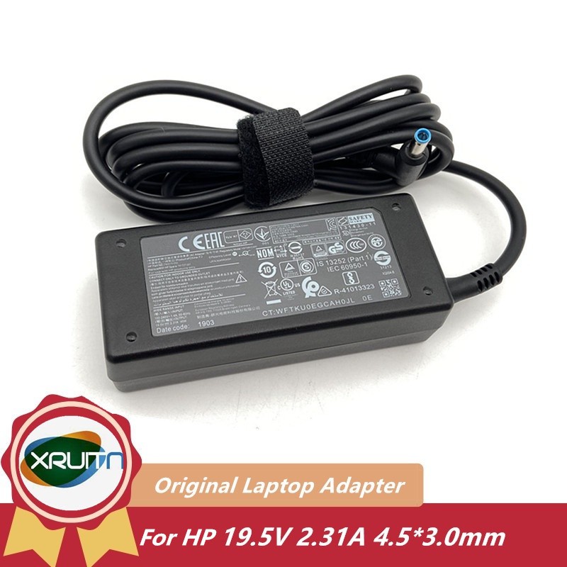 ของแท้ HP TPN-Q242 L25296-002 741727-001 740015003 HSTNN-CA40 แล็ปท็อป AC Adapter Charger 19.5V 2.31A 45W Blue Tip
