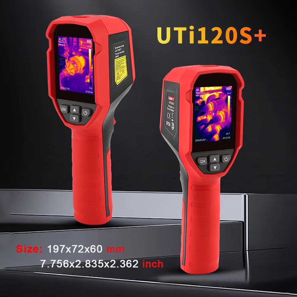 (2026 New Version)UNI-T UTi120S+ -20℃-550℃ กล้องร้อน ความละเอียดอินฟราเรดสุด 240x180 เครื่องภาพความร้อนแบบใช้มือถือกล้องถ่ายภาพความร้อนระดับมืออาชีพ