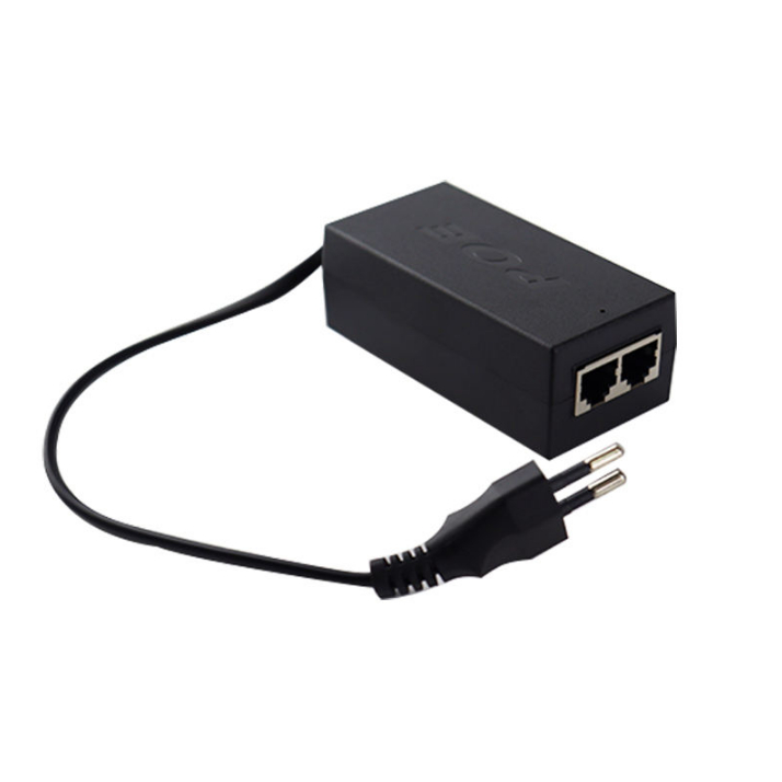 PoE Power Adapter 24v 48v 100Mbps Poe หัวฉีดสําหรับ Poe Extender Splitter และอุปกรณ์อื่นๆ