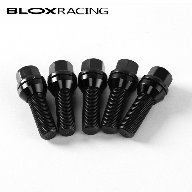 5 ชิ้นล้อ B12.9 เกรดสลักเกลียวปลอมสกรูถั่วสําหรับ BMW E90/E60/E39/F10/F20/E46 Audi Benz Vw M12x1.25 12x1.5 14x1.25 14x1.5
