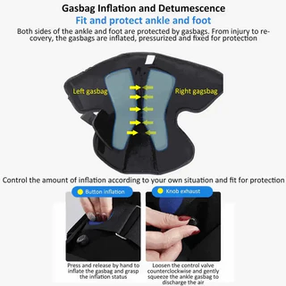 【Local Warehouse+COD】Adjustable Air Walking Fracture Boot – Inflatable Orthopedic Walker for Ankle Sprain Achilles Rupture Stable Fractures Post-Op Support (Left/Right Fit)