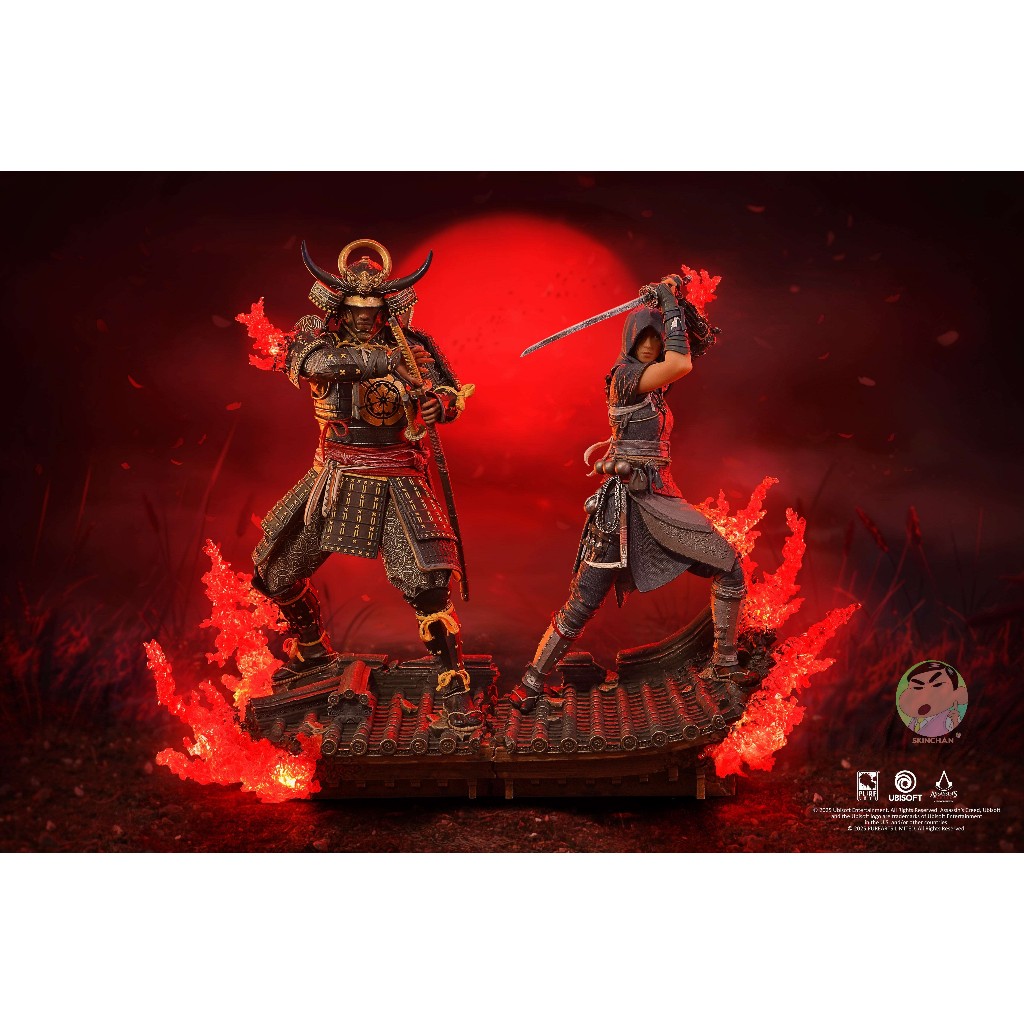 PureArts Assassin’s Creed Shadows Animus Yasuke& Naoe 1/8 Scale Statue