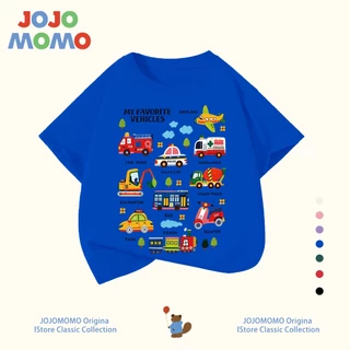 【ส่งในวันเดียวกัน】เสื้อยืดเด็ก ลายรถกู้ภัย-รถสิบล้อน่ารัก ผ้านุ่ม ระบายอากาศดี ใส่สบาย สำหรับเด็ก 1-10 ปี แบบ Unisex