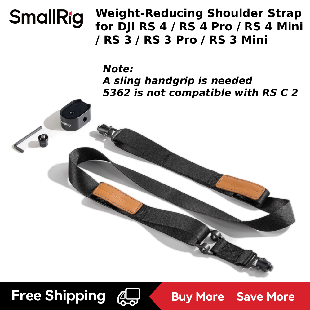 SmallRig สายสะพายไหล่ลดน้ําหนักสําหรับ DJI RS 4 / RS 4 Pro / RS 4 Mini / RS 3 / RS 3 Pro / RS 3 Mini