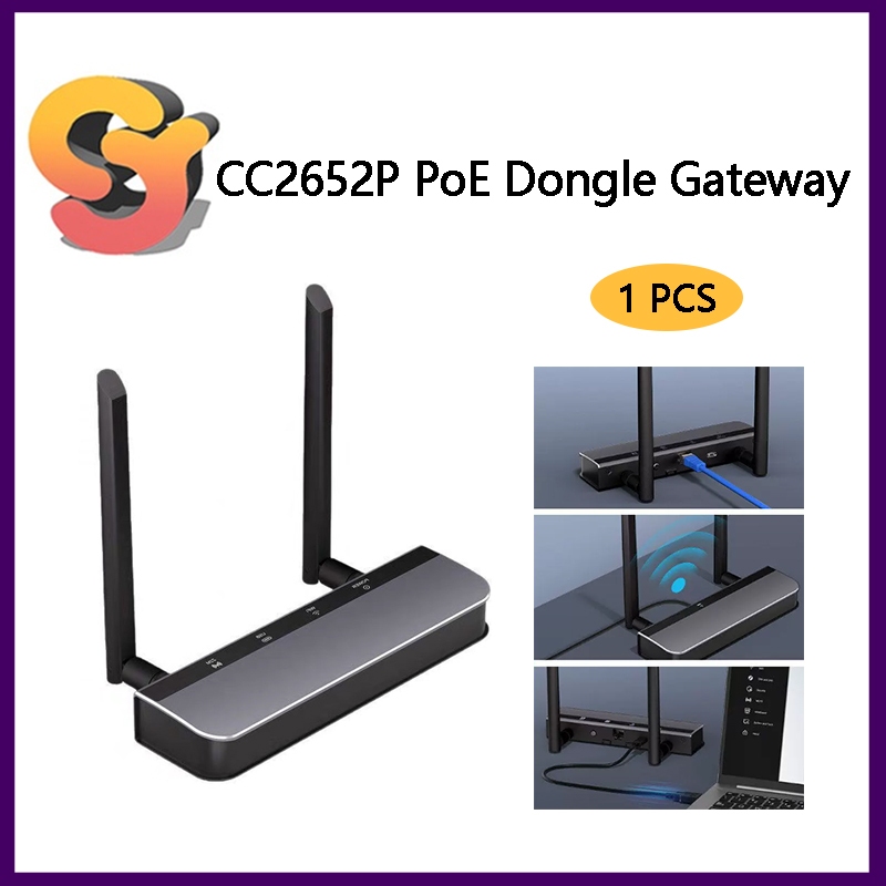 [ในสต็อก] CC2652P Zigbee / Thread PoE เกตเวย์ WiFi / USB เข้ากันได้กับโมดูลเสาอากาศ z2m บ้านผู้ช่วย