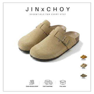 JINxCHOY 【การจัดส่งในประเทศไทย】35-45 SIZE เกาหลี Y2K แฟชั่นกลางแจ้ง Low-Heel Anti-Slip Lazy รองเท้าแตะแบน Retro All-Match SLIP-On รองเท้าผู้หญิงนักเรียนน้ําหนักเบาวันหยุด Le
