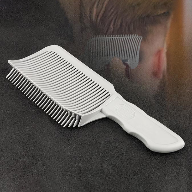 HGTH Fading Comb Barber Flat Top Hair Cutg Comb สําหรับผู้ชายทนความร้อน Fade Brush HOT