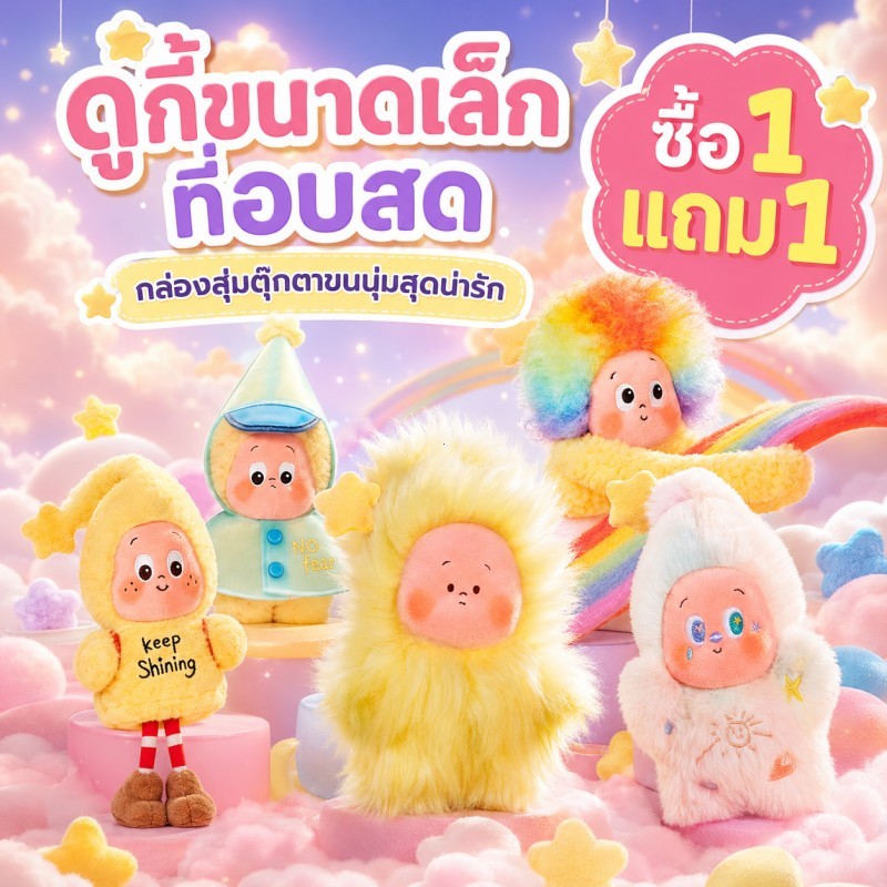 ตุ๊กตามอนสเตอร์น่ารัก ตุ๊กตานุ่มสําหรับเด็กอายุ 5-12 ปี ของขวัญวันเกิดสุดคิ้วท์ ปลอดภัยและคุณภาพพรีเมียม
