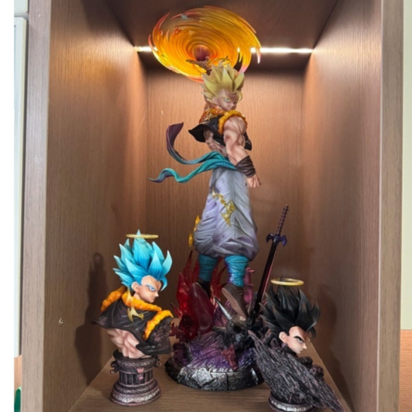 45 ซม. JT Studio Dragon Ball Gogeta อะนิเมะรูป Gogeta ตัวเลข PVC รูปปั้น