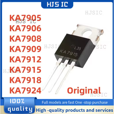 1-5PCS 100% ใหม่ Original KA7905 KA7906 KA7908 KA7909 KA7912 KA7915 KA7918 KA7924 TO-220 สามสัญญาณแร